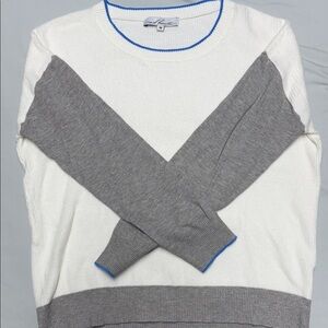 Red Haute White and Gray Women's Sweater